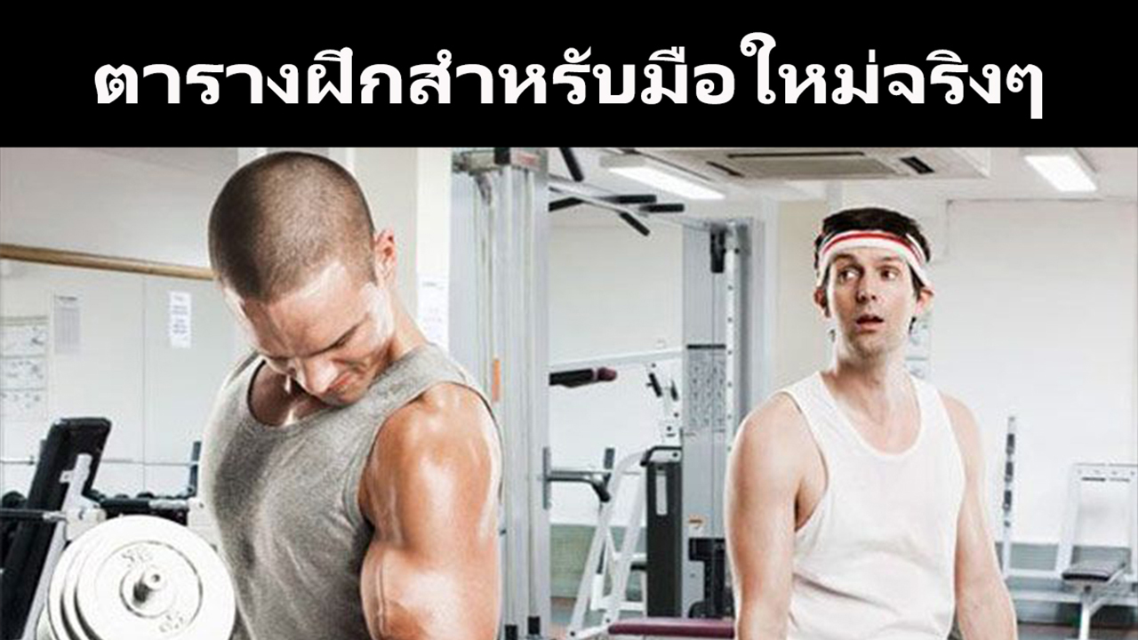 ตารางสำหรับมือใหม่สุดๆ ย้ำว่าใหม่จริงๆ!